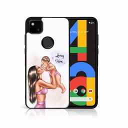 PROTEMIO MY ART szilikon borító a Google Pixel 4a telefonhoz LOVING MOM (115)