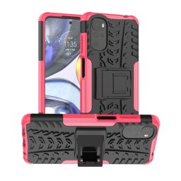 STAND Extra strapabíró tok Motorola Moto G22 rózsaszín