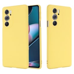 RUBBER Védőburkolat Motorola Edge 30 Pro sárga