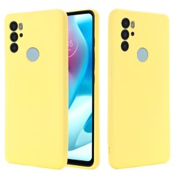 RUBBER Védőburkolat Motorola Moto G60s sárga