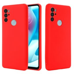 RUBBER Védőburkolat Motorola Moto G60s piros