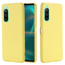 RUBBER Védőburkolat Sony Xperia 10 IV 5G sárga