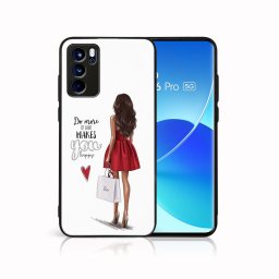 PROTEMIO MY ART szilikon borító Oppo Reno6 Pro 5G RED DRESS (137)