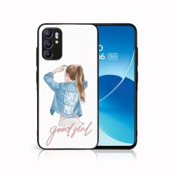 PROTEMIO MY ART Szilikon borító Oppo Reno6 5G GOOD GIRL (130)