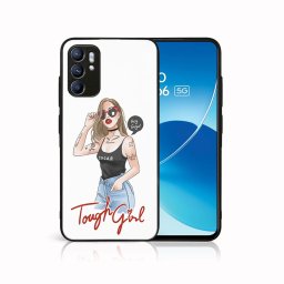 PROTEMIO MY ART szilikon borító Oppo Reno6 5G TOUGH GIRL (131)