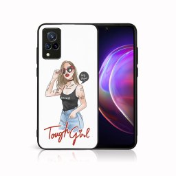 PROTEMIO MY ART szilikon borítás Vivo V21 5G TOUGH GIRL (131)
