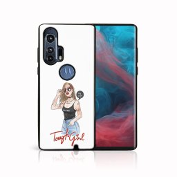 PROTEMIO MY ART szilikon borítás Motorola Edge Plus TOUGH GIRL (131)