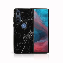 PROTEMIO MY ART szilikon borítás Motorola Edge Plus BLACK MARBLE (142)