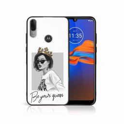 PROTEMIO MY ART szilikon borítás Motorola Moto E6 Plus QUEEN (139)