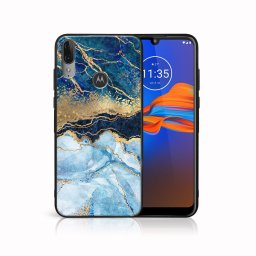 PROTEMIO MY ART szilikon borítás Motorola Moto E6 Plus BLUE MARBLE (141)