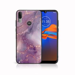 PROTEMIO MY ART szilikon borítás Motorola Moto E6 Plus LILA (148)