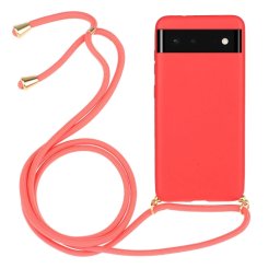 ROPE burkolat vezetékkel Google Pixel 6 piros