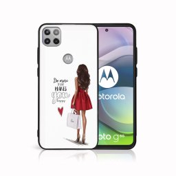 PROTEMIO MY ART Védőtok Motorola Moto G 5G RED DRESS (137)