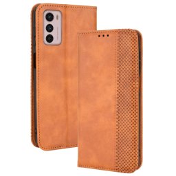 BUSINESS Motorola Moto G42 pénztárca borító barna