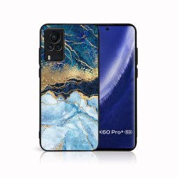 PROTEMIO MY ART Védőtok Vivo X60 Pro 5G - BLUE MARBLE (141)
