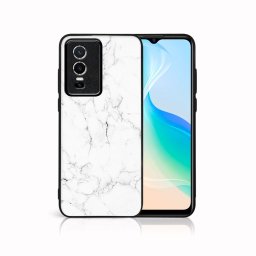 PROTEMIO MY ART Védőburkolat Vivo Y76 5G - WHITE MARBLE (144)