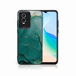 PROTEMIO MY ART Védőburkolat Vivo Y76 5G -GREEN MARBLE (145)