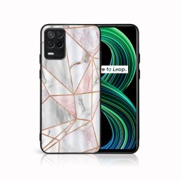 PROTEMIO MY ART Védőburkolat Realme 8 5G - PINK MARBLE (143)