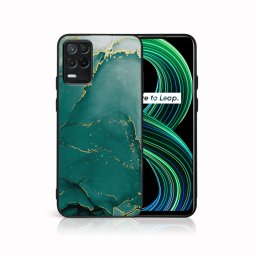 PROTEMIO MY ART Védőburkolat Realme 8 5G -GREEN MARBLE (145)