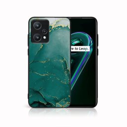PROTEMIO MY ART Védőtok Realme 9 Pro -GREEN MARBLE (145)