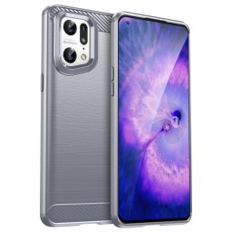 FLEXI TPU burkolat Oppo Find X5 Pro -hoz szürke