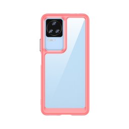 CRYSTAL Védőburkolat Xiaomi Poco F4 piros