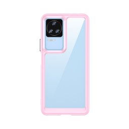 CRYSTAL Védőburkolat Xiaomi Poco F4 világos rózsaszín