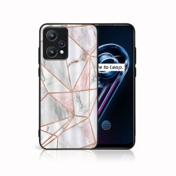PROTEMIO MY ART Védőtok Realme 9 Pro + / Realme 9 - PINK MARBLE (143)