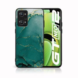 PROTEMIO MY ART Védőtok Realme GT Neo2 5G -GREEN MARBLE (145)