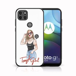 PROTEMIO MY ART Motorola Moto G9 Power védőburkolat – TOUGH GIRL (131)