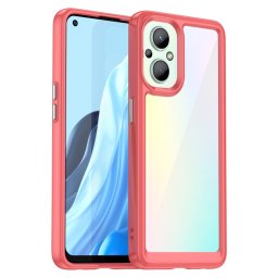 CRYSTAL Védőburkolat Oppo Reno7 Lite 5G piros