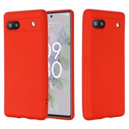 RUBBER Védőburkolat Google Pixel 6a piros