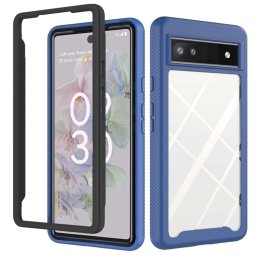 DUAL Kétoldalas borító a Google Pixel 6a telefonhoz, kék