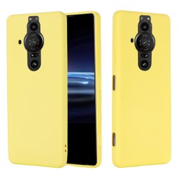 RUBBER Védőburkolat Sony Xperia Pro -I sárga