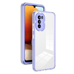 CRYSTAL Védőburkolat Motorola Moto G52 lila
