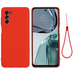 RUBBER Motorola Moto G62 5G védőburkolat piros