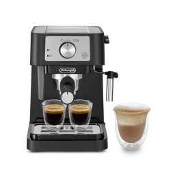 Delonghi Stilosa manuális eszpresszó kávéfőző Fekete és ezüst EC260.BK