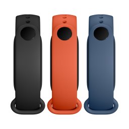 Mi Smart Band 6 Strap (3-pack) (Black, Orange, Blue)