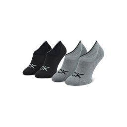 Calvin Klein 2 pár férfi bokazokni 701218716 Szürke