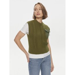 Gestuz Sweater Carla 10906271 Zöld Regular Fit