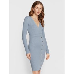 Guess Kötött ruha Alexandra W2BK39 Z2V42 Kék Slim Fit