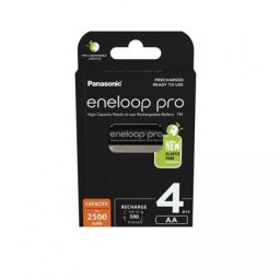 Tölthető elem, AA ceruza, 4x2500 mAh Ni-MH, PANASONIC \Eneloop Pro\ [4 db]