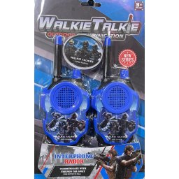 Adó-Vevő Walky-Talky Commando walkie-talkie kék Gyerek szett No: 1161-8 - Gyerek játék