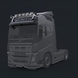 Volvo Euro6 inox tetőkonzol H-forma