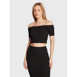 Guess Blúz France W2YP11 KB7E2 Fekete Slim Fit