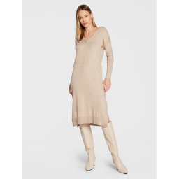 ONLY Kötött ruha Ibi 15259112 Bézs Regular Fit