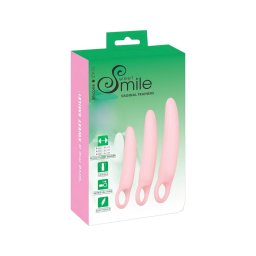 SMILE - Vaginal Trainers - dildó szett - rózsaszín (3 részes)