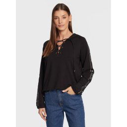 Liu Jo Sport Pulóver TF2153 F0576 Fekete Relaxed Fit