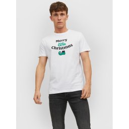 Jack&Jones Póló Elfen 12221421 Fehér Regular Fit