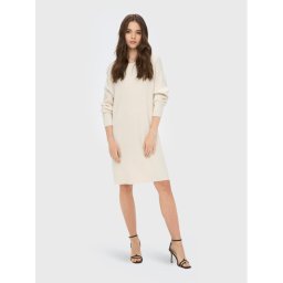 ONLY Kötött ruha Fia Katia 15259280 Ekru Regular Fit